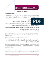 Mukadimah Khotbah-Edited 21juli2011