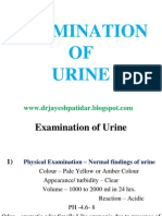 Examination of Urine