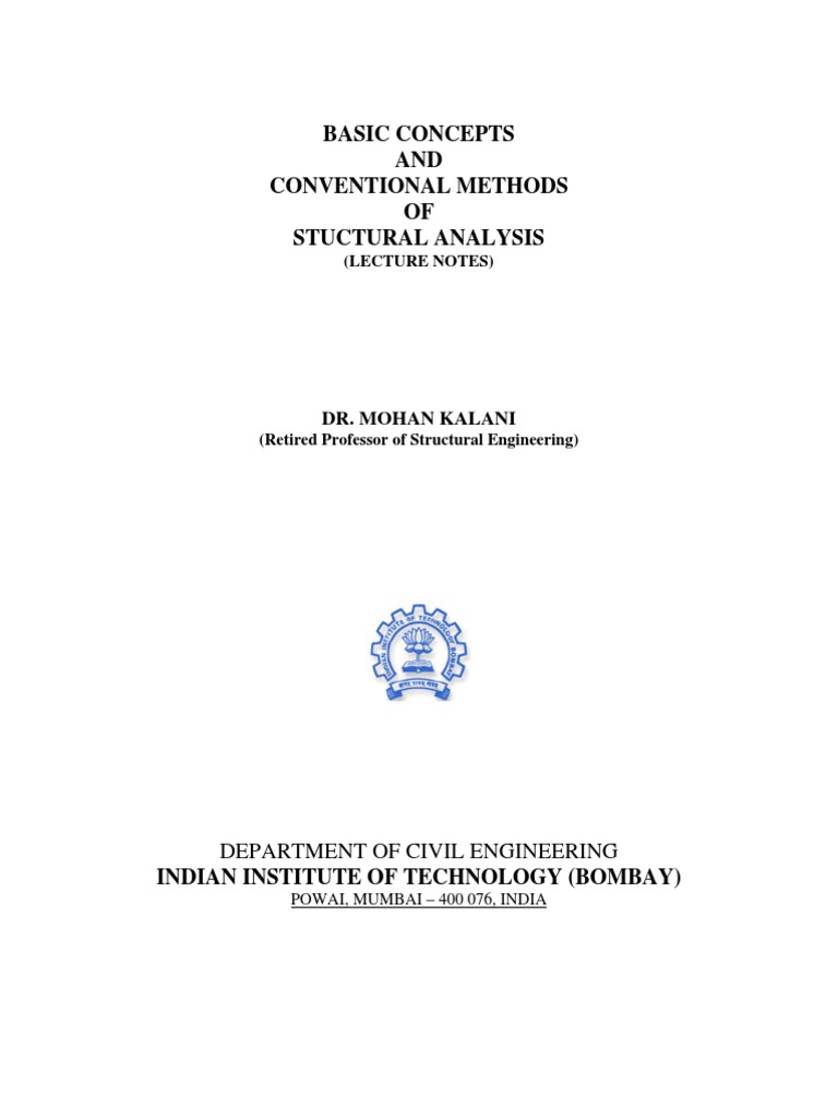 Structural Analysis Methods Overview | PDF | Technology & Engineering