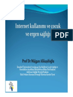 Turk Pediatri Kurumu .Internet Kullanimi Ve Cocuk-Ergen-sagligi