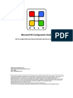 Microsoft IIS Configuration Guide