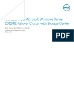 Configuring a Microsoft Windows Server 2012R2 Failover Cluster With Storage Center