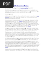 Download Brewing an Irish Stout Beer Recipe by Brad Smith SN2282719 doc pdf