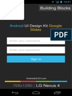 Android UI Design Kit For Google Slides 1.0