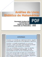 Análise Do Livro Didático de Matemática