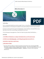 Cài Đặt OS X Mavericks Trên VMWare Workstation 10
