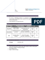 M.Vinod Kumar: Course Name of Institution Board of Study Year of Passing Aggregate Percentage