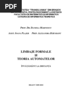 Limbaje Formale Si Automate