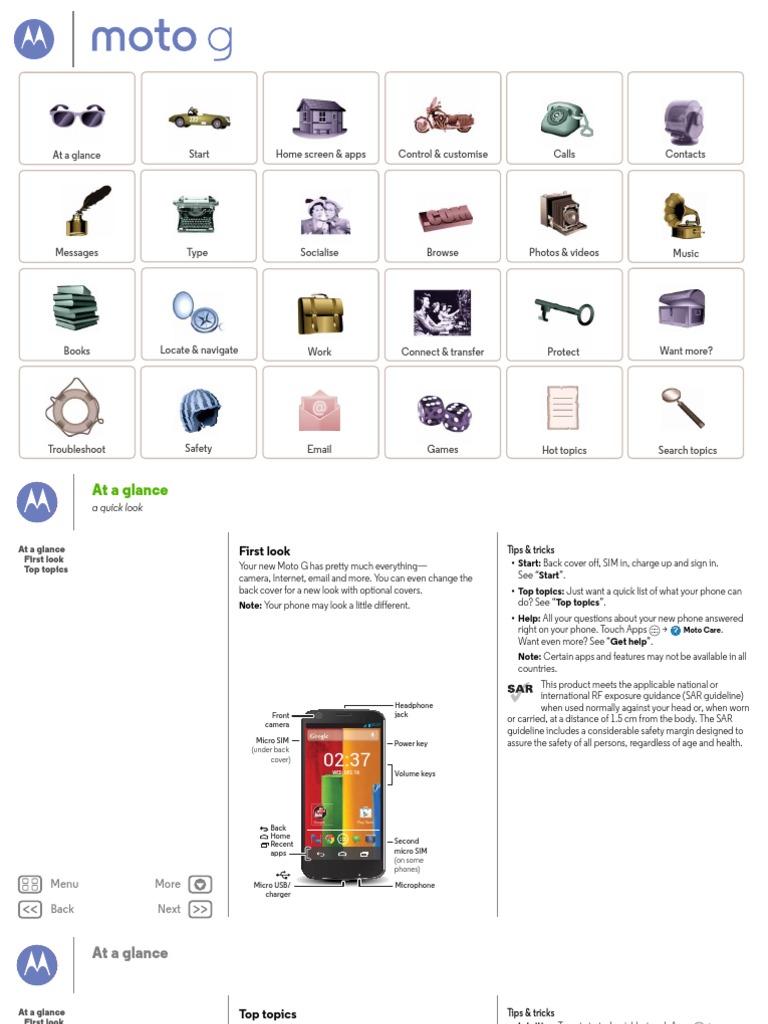 Motorola Moto G Manual | Google Play | Mobile App | Free 30-day Trial