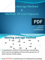 Moving Average Method Maths