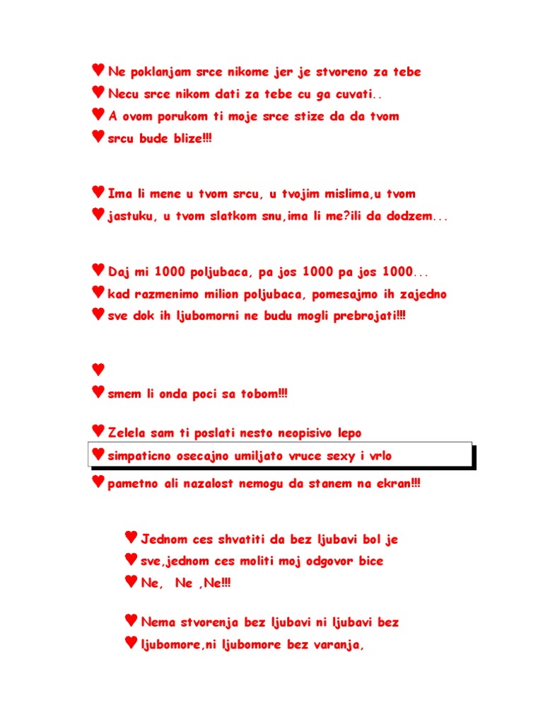Sms Poruke | PDF