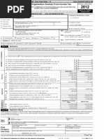 PRI 2012 Tax Return