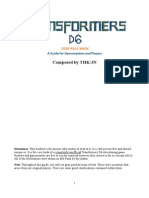 TransformersD6CoreRules PDF