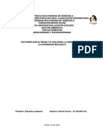 Trabajo Tema IV. Factores Que Afectan o Aceleran La Reducción de La Diversidad Viológicqa 15-05-2014