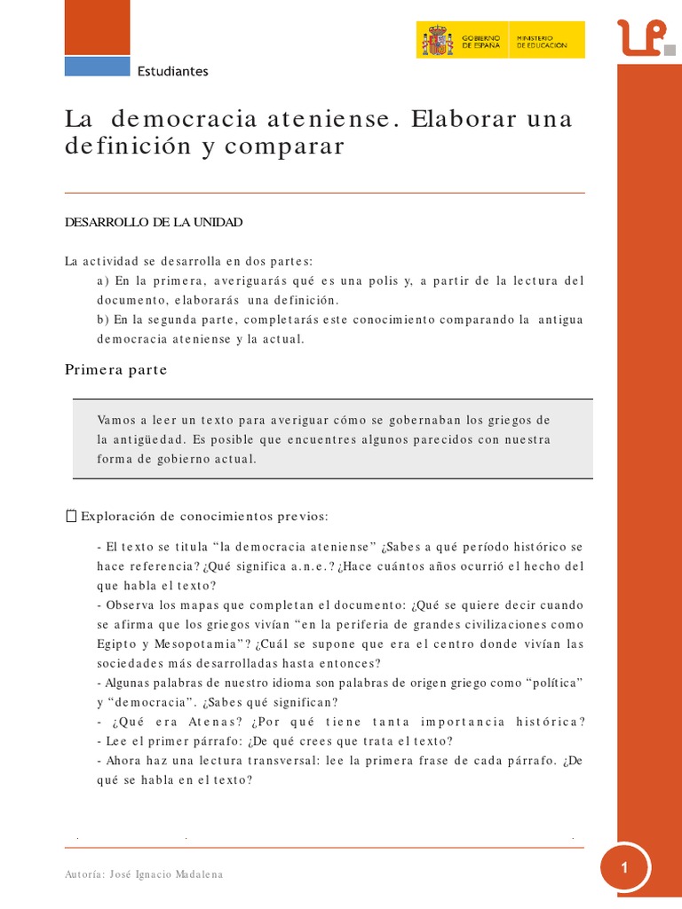 La Democracia Ateniense Manual Español | PDF | Historia