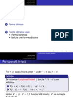 Forme Liniare Biliniare Patratice