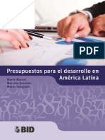 Presupuestos Para El Desarrollo en America Latina