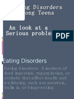 Eating Disorders Among Teens an Look at a Serious Problem