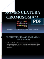 Clase 8 Nomenclatura Cromosomica