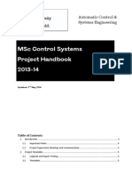 MSC - Project Handbook 2013-14