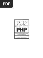 Livro - Php Para Quem Conhece Php