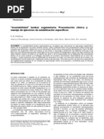 Download Sullivan 2000 Inestabilidad Lumbar Segmentaria Presentacin Clnica y Manejo de Ejercicios de Estabilizacin Especficos Manual Therapy by Christian Tobar Fredes SN228349782 doc pdf