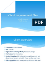 Client Improvement Plan