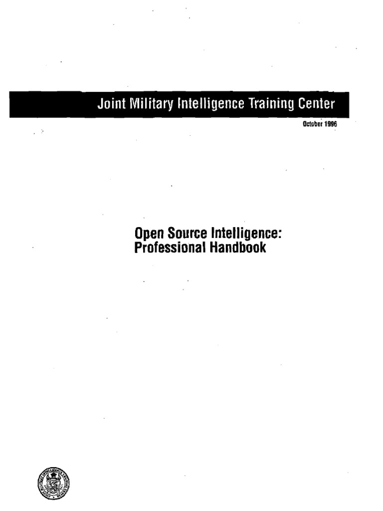 Open Source Intelligence - Professional Handbook | PDF
