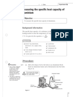 C of Al - Specific Heat of Aluminium