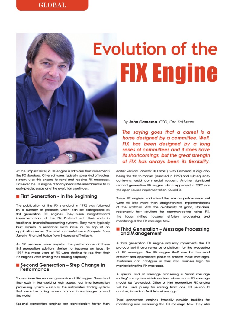 Evolution of FIX Engines and Performance | PDF | Latency (Engineering ...
