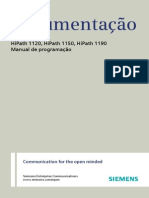 Programação Siemens Manual HP 1120 1150 1190