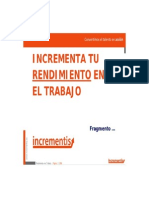 Incrementa Tu Rendimiento en El Trabajo