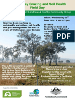 Grazing and Soil Health Workshop Rathdowney 25th June 2014