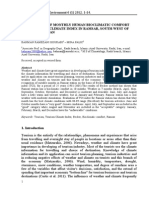 Recognition of Monthly Human Bioclimatic Comfort With Tourism Climate Index in Ramsar, South-West of Caspian Sea, Iran