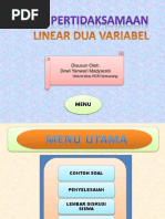 Sistem Pertidaksamaan Linear Dua Variabel Pptx