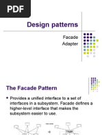 Design patterns - the facade and adapter pattern