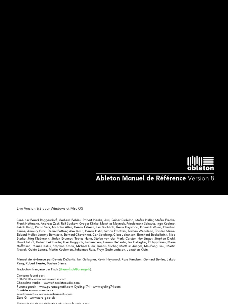 User Manual French  PDF  Dé  Macintosh