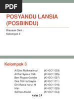 Download POSYANDU LANSIA POSBINDU by Amhar Syukur Rizki SN228369867 doc pdf