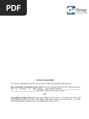 Service Agreement Template