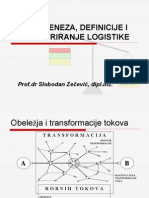 I Deo - Osnovi Logistike