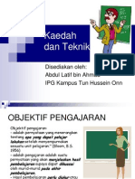 Kaedah Dan Teknik - T2