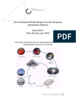 Environmental Profile Report For The European Aluminium Industry April 2013