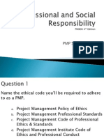 Professional and Social Responsibility 4th Edition - Rev2 Questions