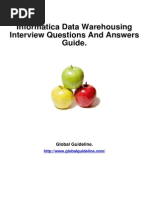 Informatica Data Warehousing Interview Questions and Answers Guide