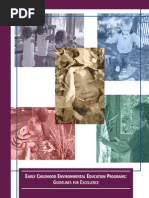 Early Childhood Programmes - Guidelines For Excellence