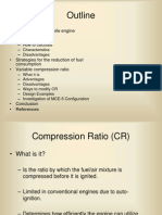 Outline: - Traditional Automobile Engine Compression Ratio