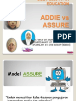 Presentation Kumpulan 8 - ASSURE Vs ADDIE