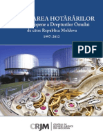 Executarea Hotararilor CtEDO de Catre RM 1997 - 2012 PDF