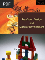 Top-Down Design and Modular Development: An Introduction To Programming Using Alice