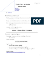 AP Physics Notes - Introduction